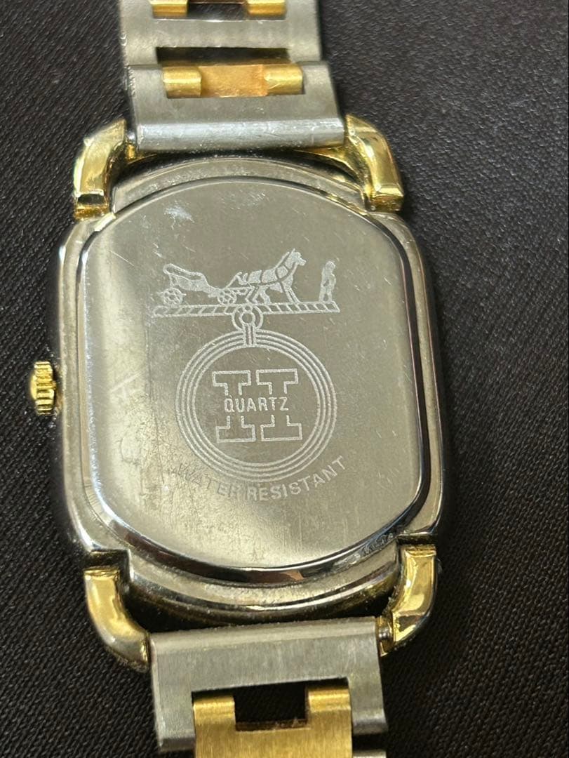 HERMES エルメス ラリー 腕時計 レディース 純正１コマ付き