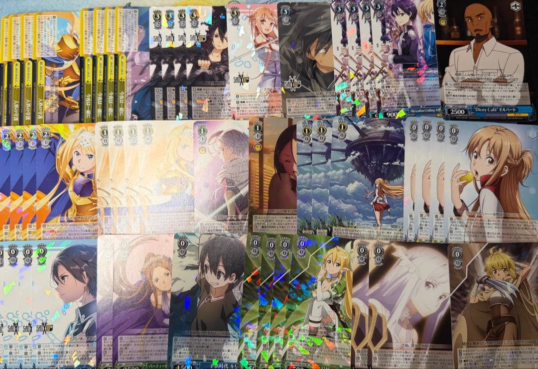 ソードアート・オンライン ヴァイスシュヴァルツ デッキ パーツ