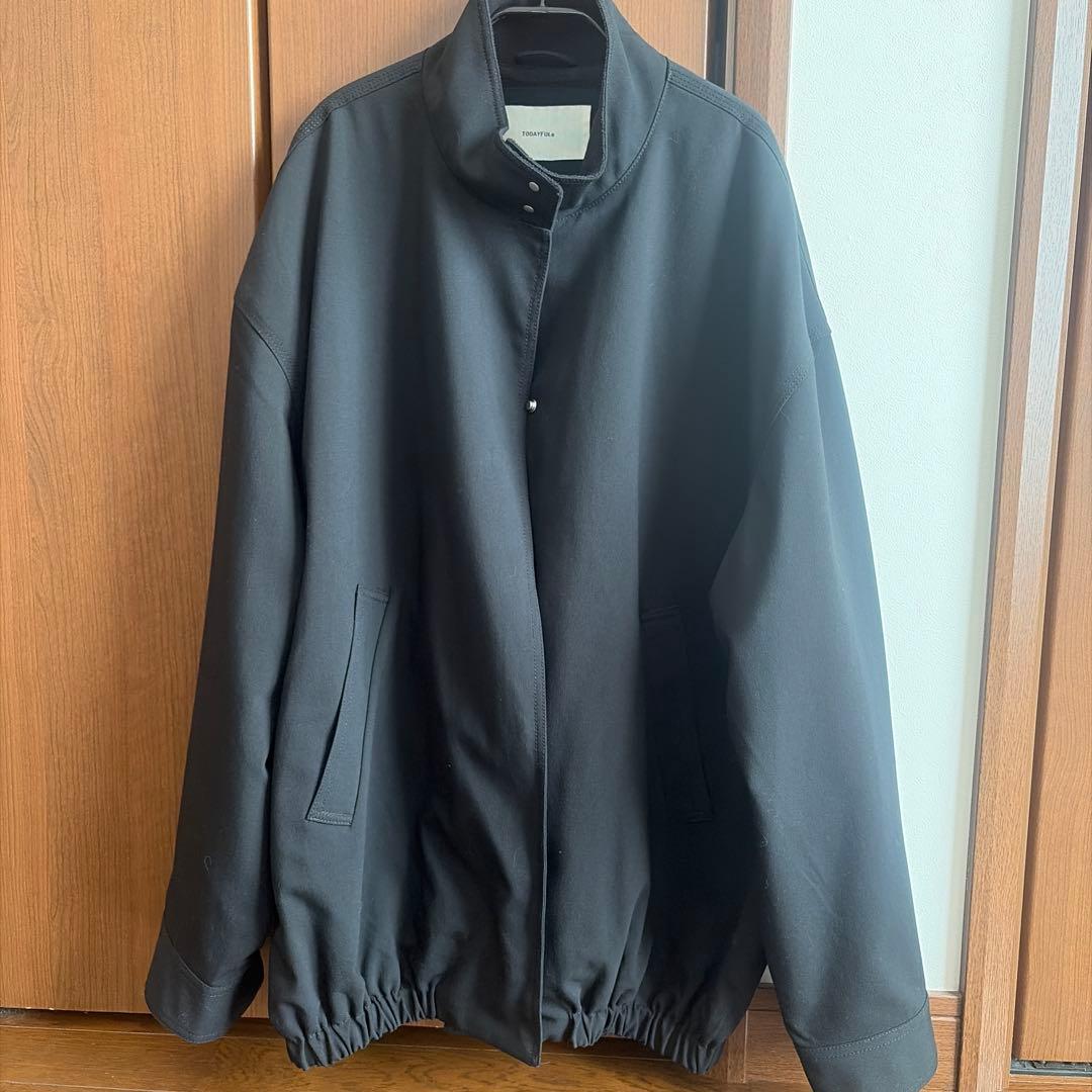 【現品画像あり】TODAYFUL スタンドカラーブルゾン 黒 ブラック
