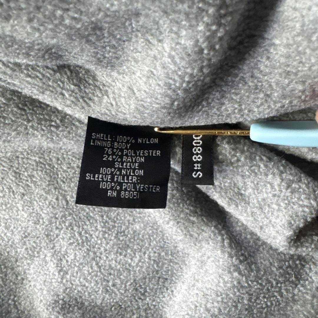 トライマウンテン古着ウォームアップジャケット企業ロゴ裏フリース短丈Y2K U9