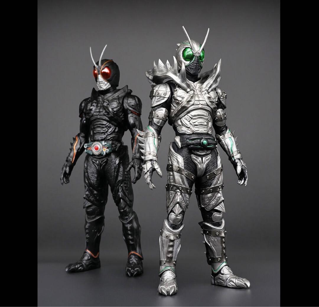H*Y様 ジャンボソフビフィギュア　仮面ライダーBLACK SUN　対決セット