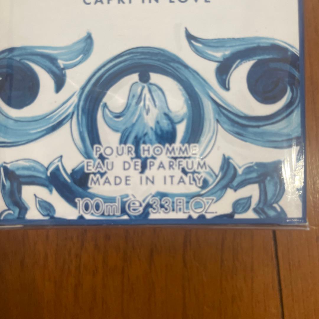 ドルチェ&ガッバーナ　ライトブルー　プールオム　カプリインラブ　オードパルファム