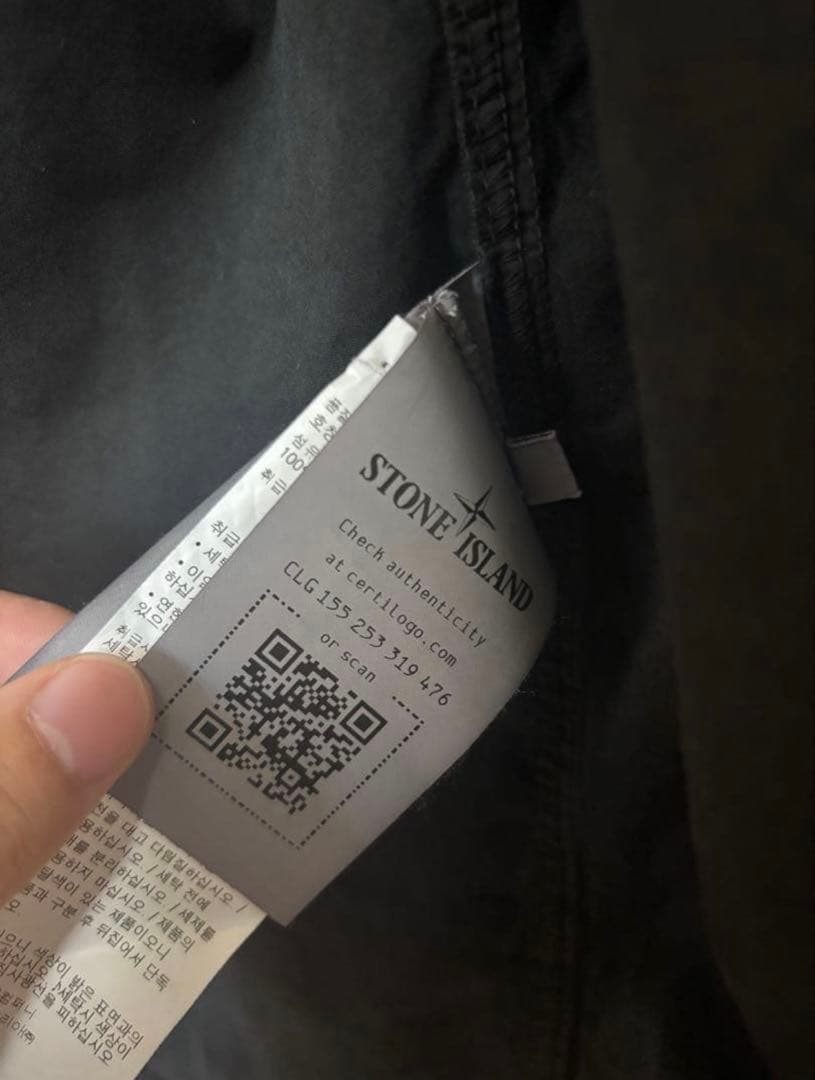 STONE  ブラック ミリタリーシャツジャケット