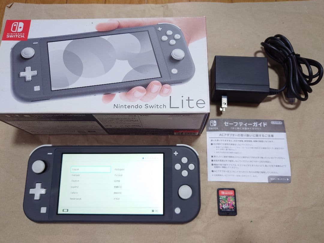 Nintendo Switch Lite グレー 本体（箱、付属品有り）