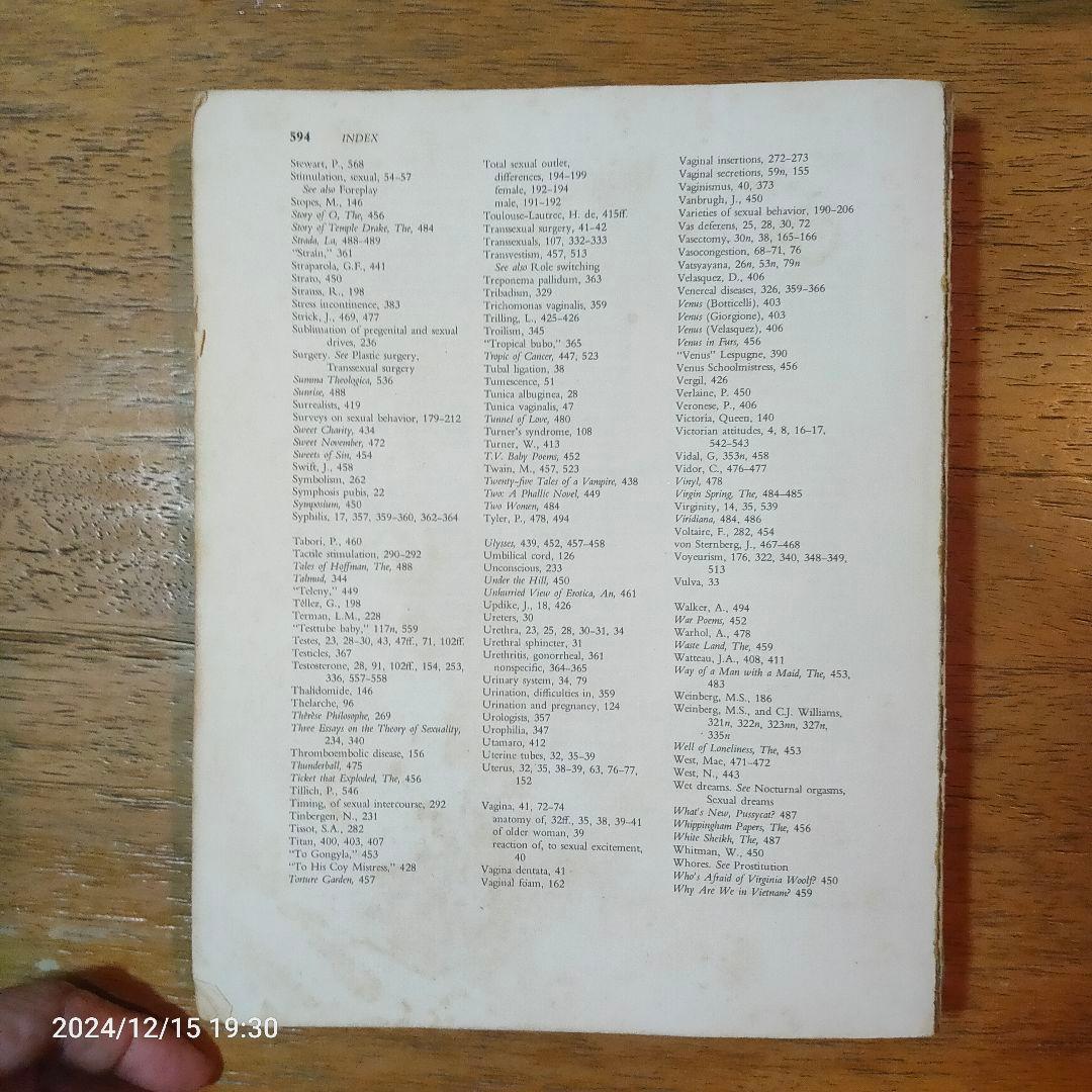 古書 1970年代の性に関するビンテージ本（英語）2冊セット
