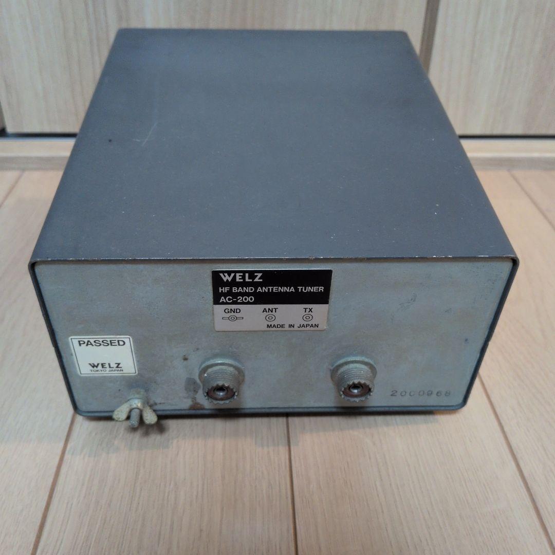 WELZ HFバンドアンテナチューナー AC-200　ジャンク品