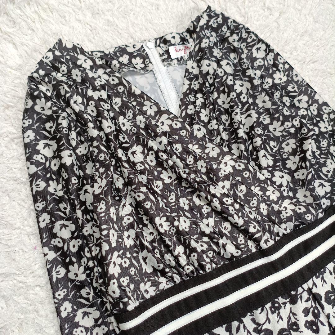 極美品✨ケイミー　カシュクール ワンピース　11　フラワープリント