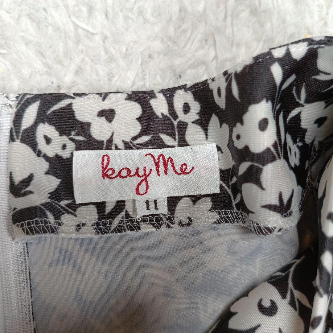 極美品✨ケイミー　カシュクール ワンピース　11　フラワープリント