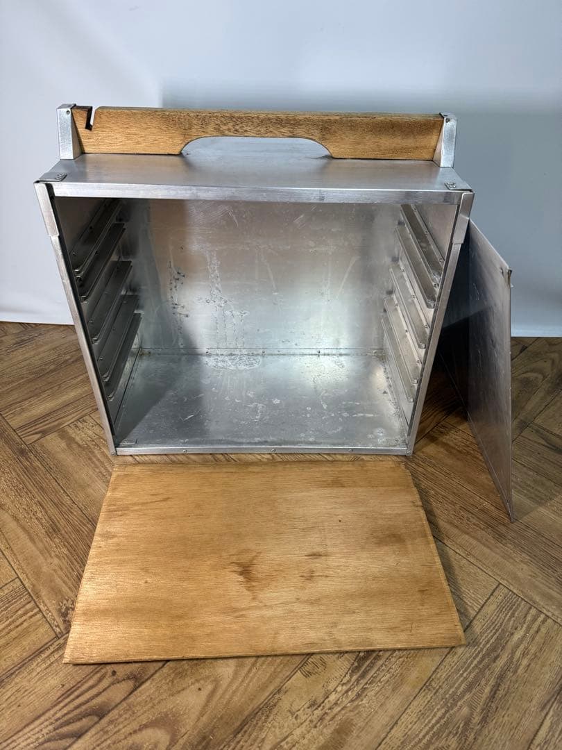 ◆出前箱◆おかもち◆47.5×25.5×47.5◆4段◆アルミ製◆岡持ち◆