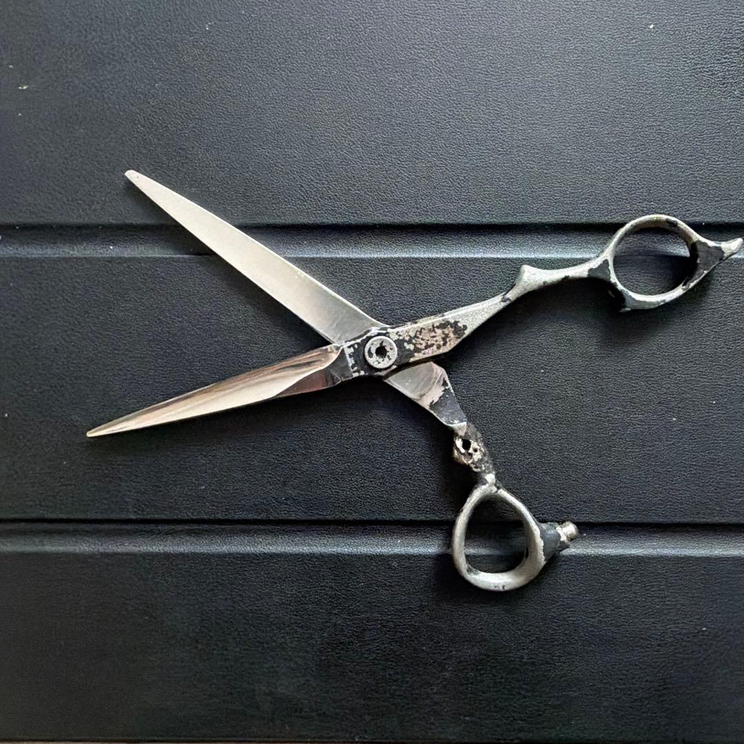 ハヤシシザー　サンドブラスト加工