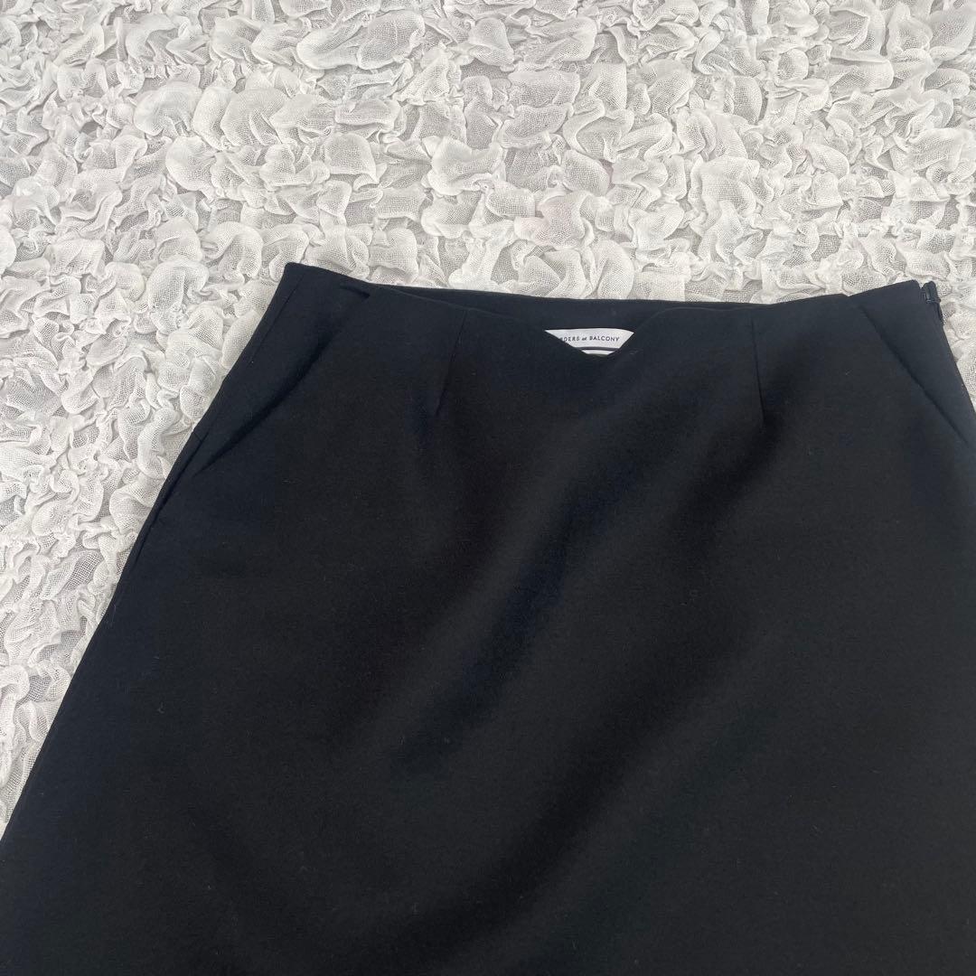 ボーダーズアットバルコニー ウールミニスカート　定価42900円　38