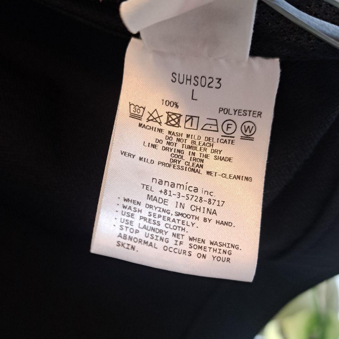 nanamica ナナミカ　ノーカラージャケットL　ブラック　定価26400円