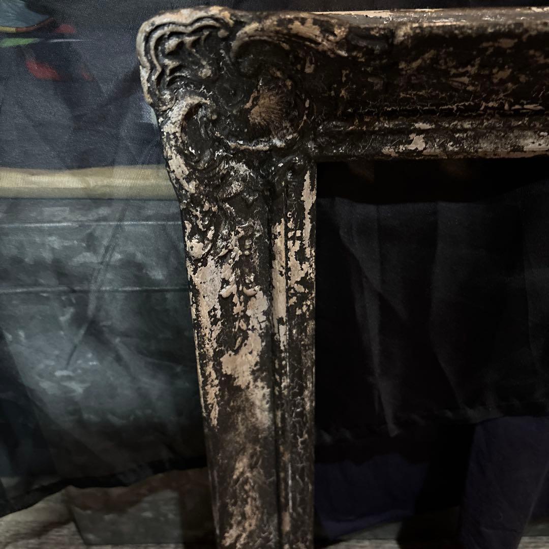 ブラックシャビーシック　アンティーク風装飾木製フレーム