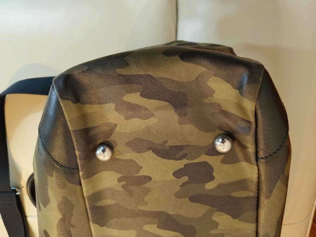 【希少美品】迷彩柄 ゴルフボストンバッグ