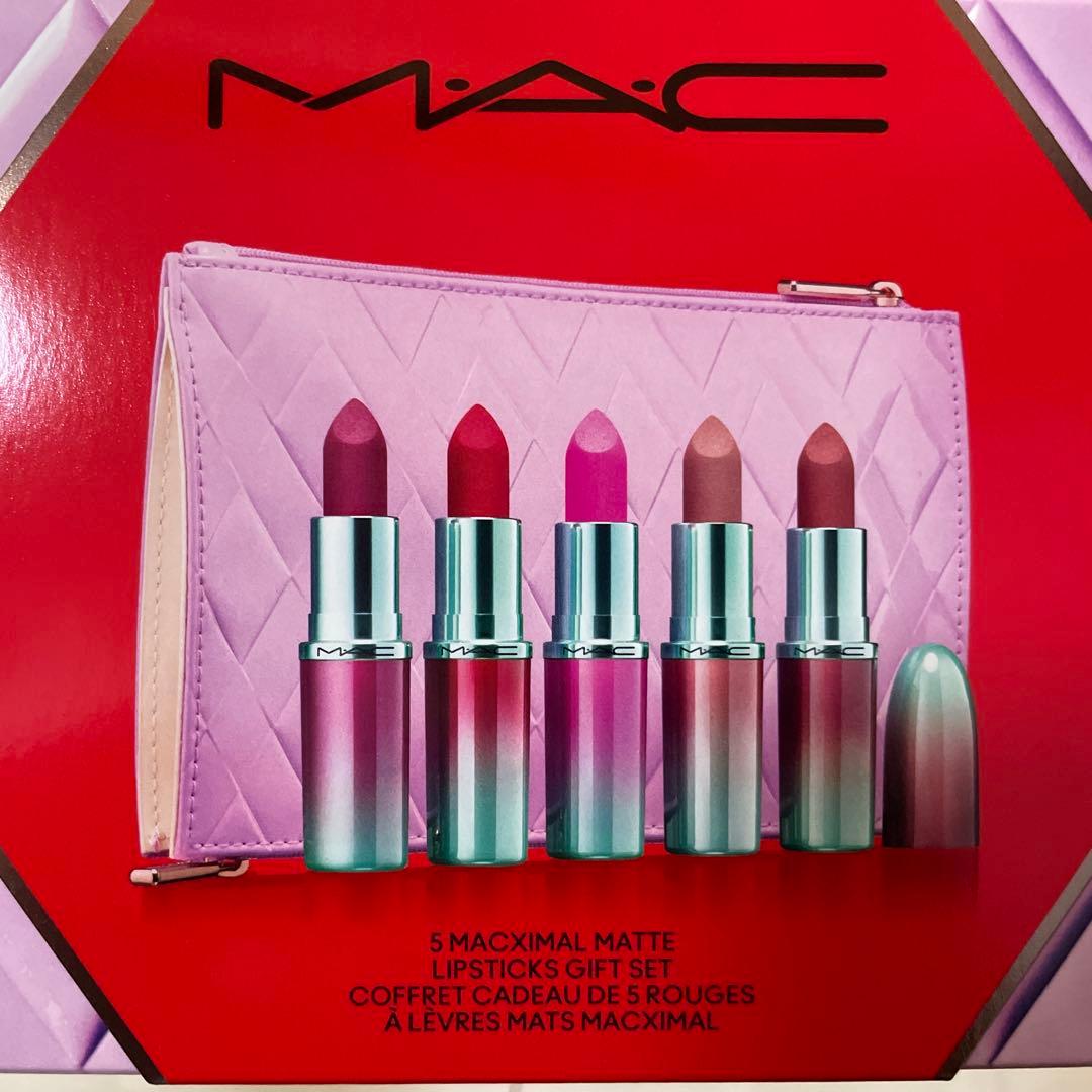 MAC マキシマルマットリップスティックセット2025年ホリデー