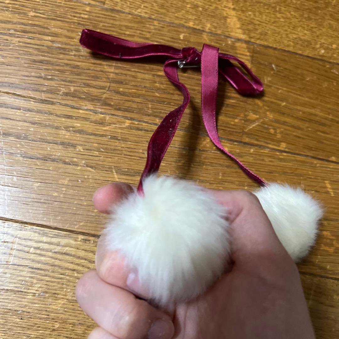 LIZLISA テディベア ワンピース BOOK リボン クリスマス