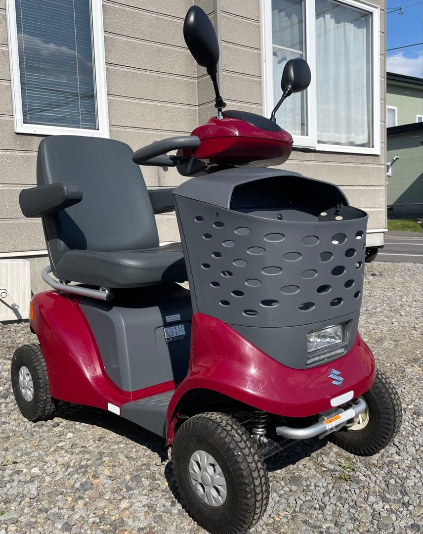 スズキ SUZUKI セニアカー 電動カート 赤