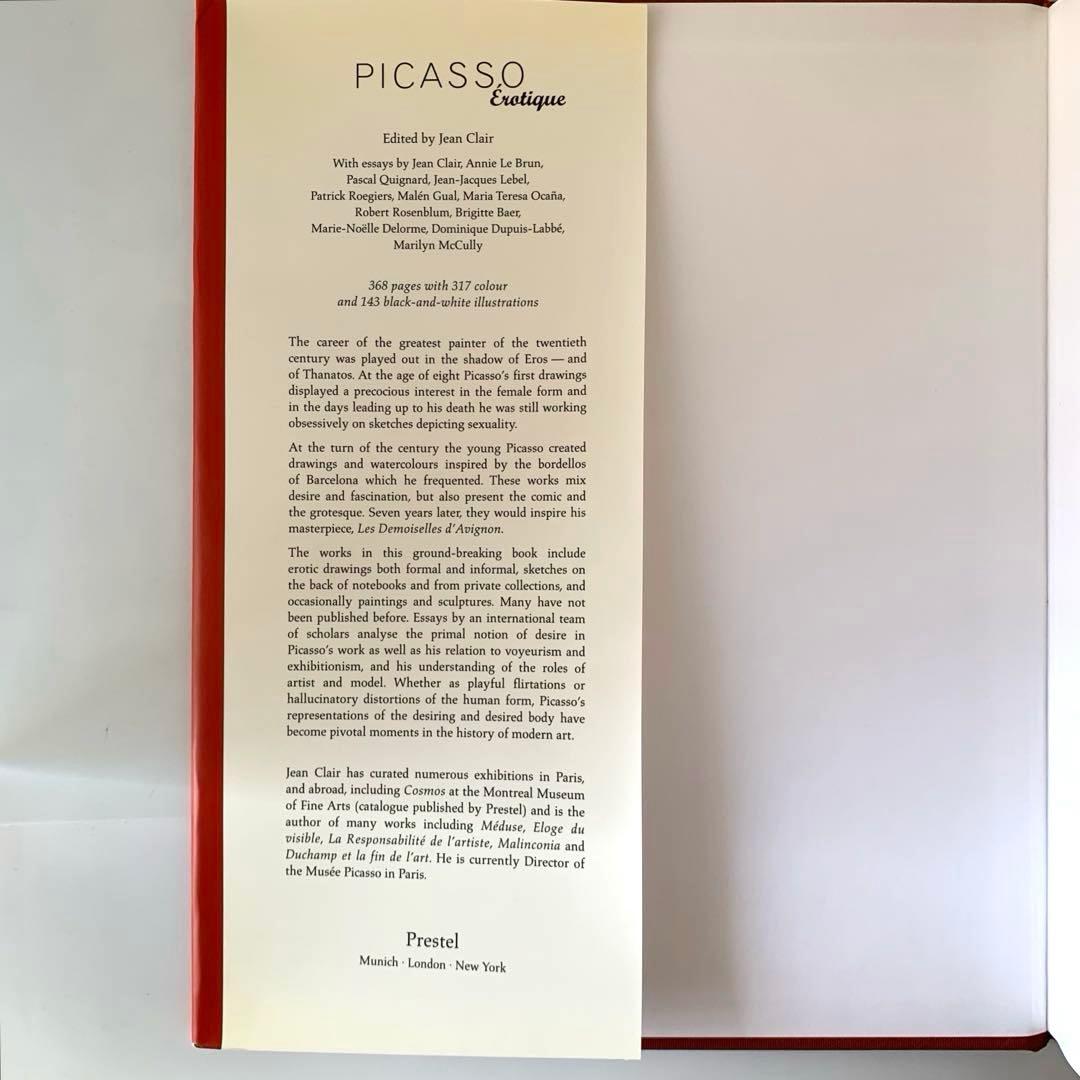 Picasso Erotique Hard cover book 英語版