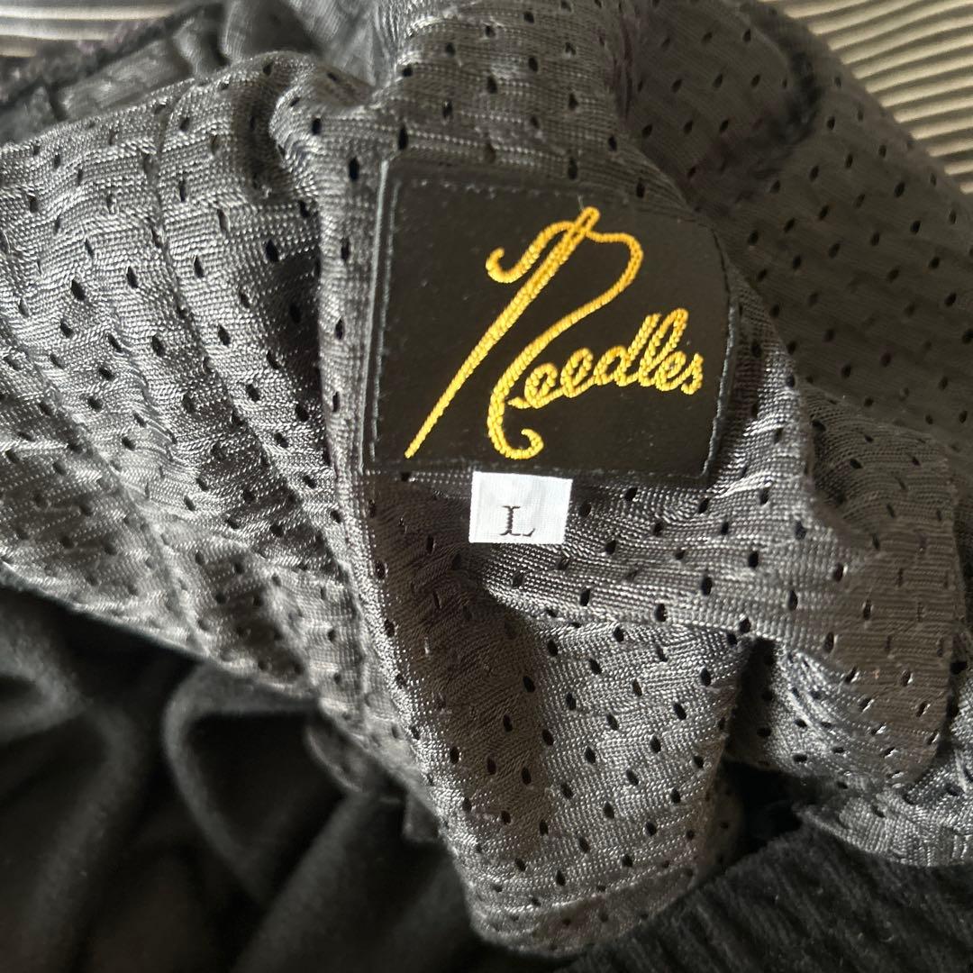 Needles ブラック ベルベット スラックス L
