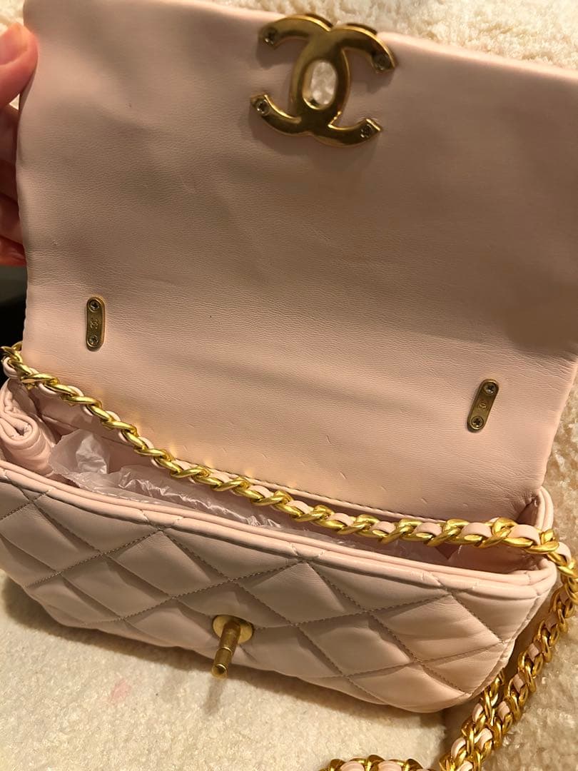 CHANEL ノベルティ　ミルクピンク　ショルダーバッグ