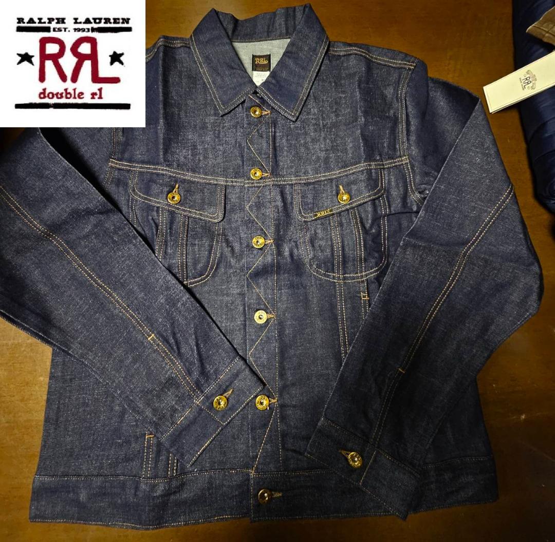 S＆T新品未使イズDOUBLE RLデニムジャケット インディゴ（XXL)
