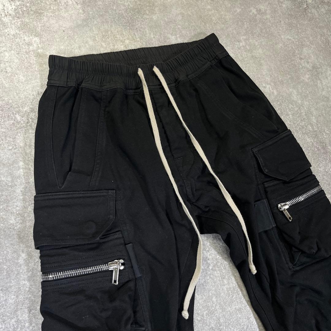 25SS Rick Owens マストドンカーゴ 44 黒　BA 国内正規品
