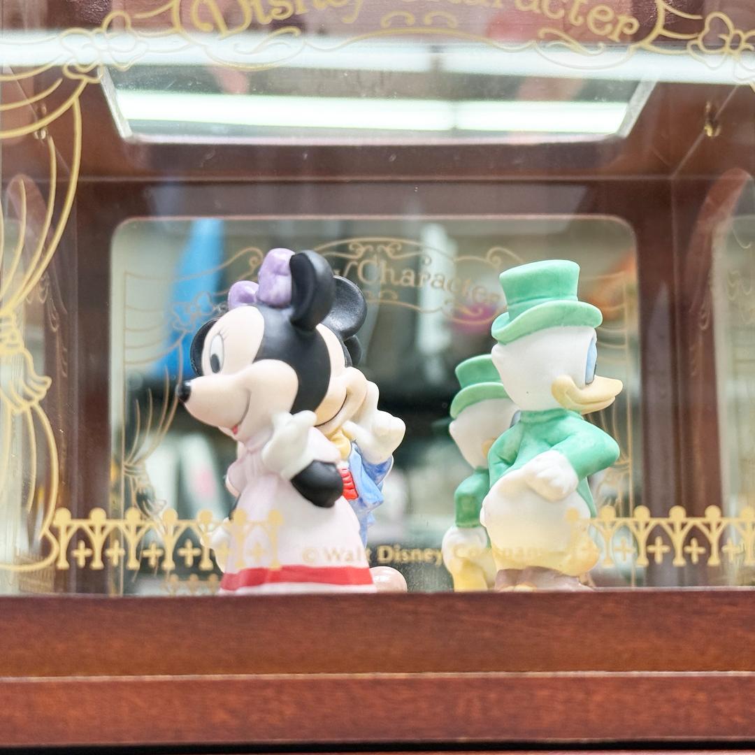 希少品 ディズニーキャラクター オルゴール 木製