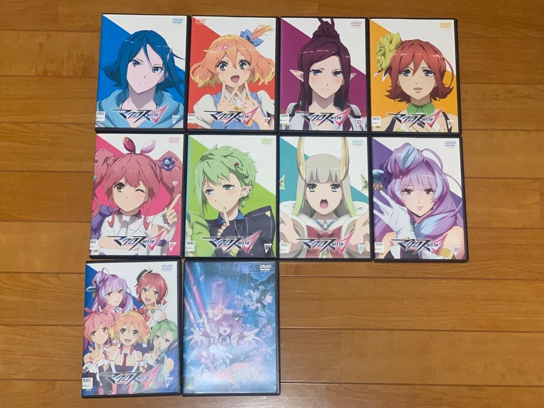 【送料無料】マクロスデルタ TVシリーズ&劇場版 DVD 10点セット