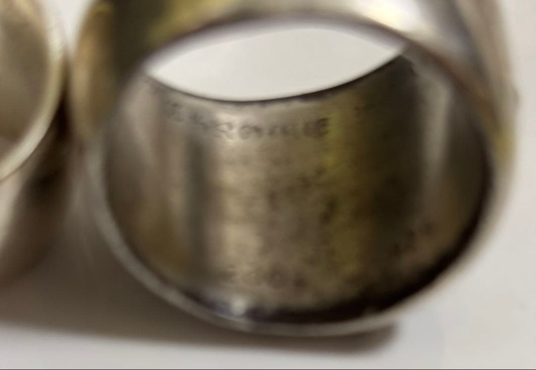 E*X様 クラッシックオーバルクロス　925シルバーリング サイズ19から２０号