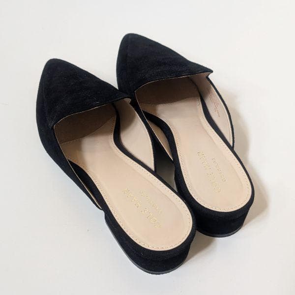 コールハーン COLE HAAN ミュール ブラック スウェード 22.5 55