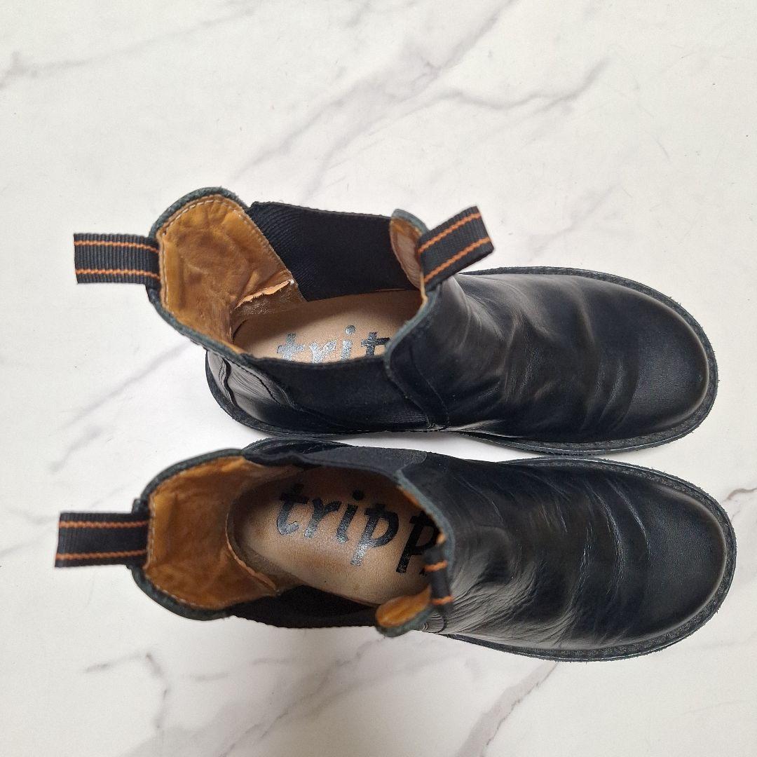 trippen トリッペン CHELESA サイドゴアブーツ 23.5 黒