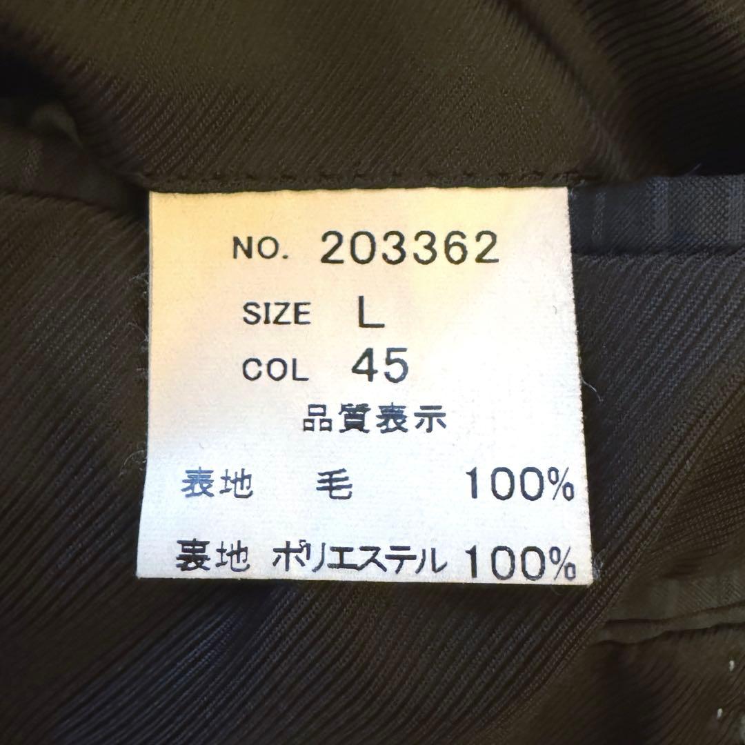 ハリスツイード　ヘリンボーンテーラードジャケット　日本製　Lサイズ