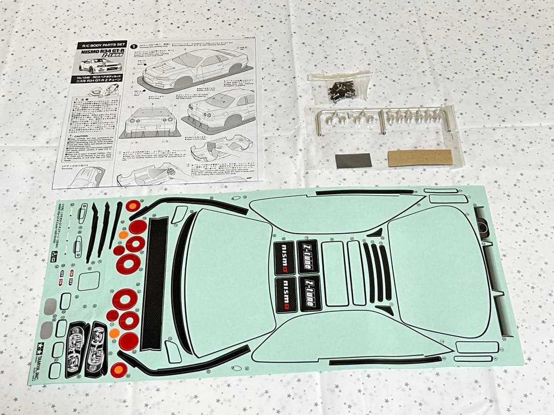 タミヤ 1/10 GT-R R34 ボディ