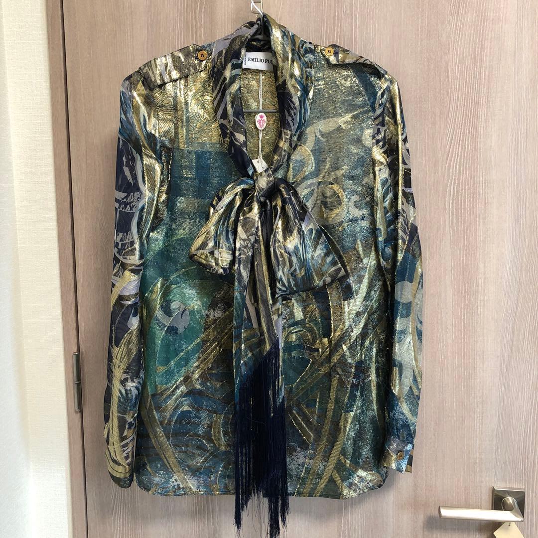 EMILIO PUCCI リボン付きシャツ　新品