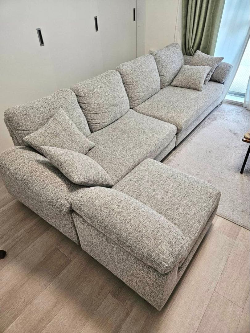 ②【送料込みセット売り】CARLO GRANDE カウチソファ