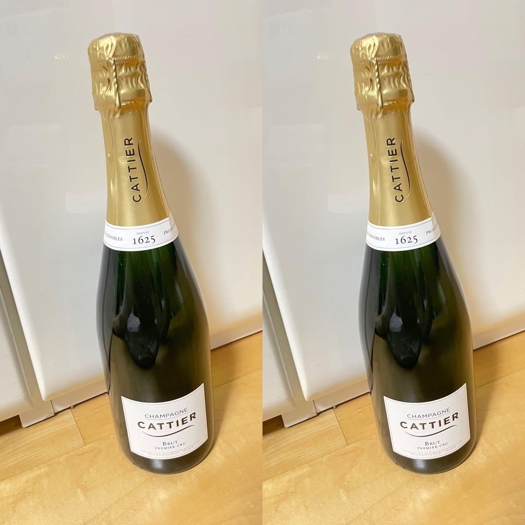 CATTIERキャティア ブリュットプルミエクリュオリジナル750ml 2本