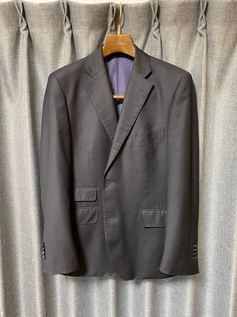 定価22万円【極美品】エルメネジルドゼニア AMFフルステッチ シングルブレスト