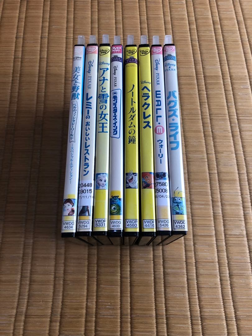 ディズニー DVD 8本 美女と野獣 モンスターズ・インク アナと雪の女王