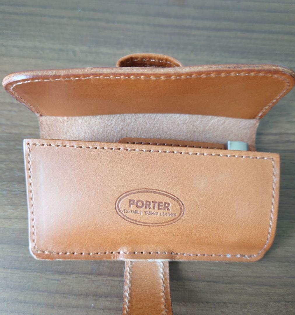 PORTER レザーキーケース ブラウン 収納袋付き