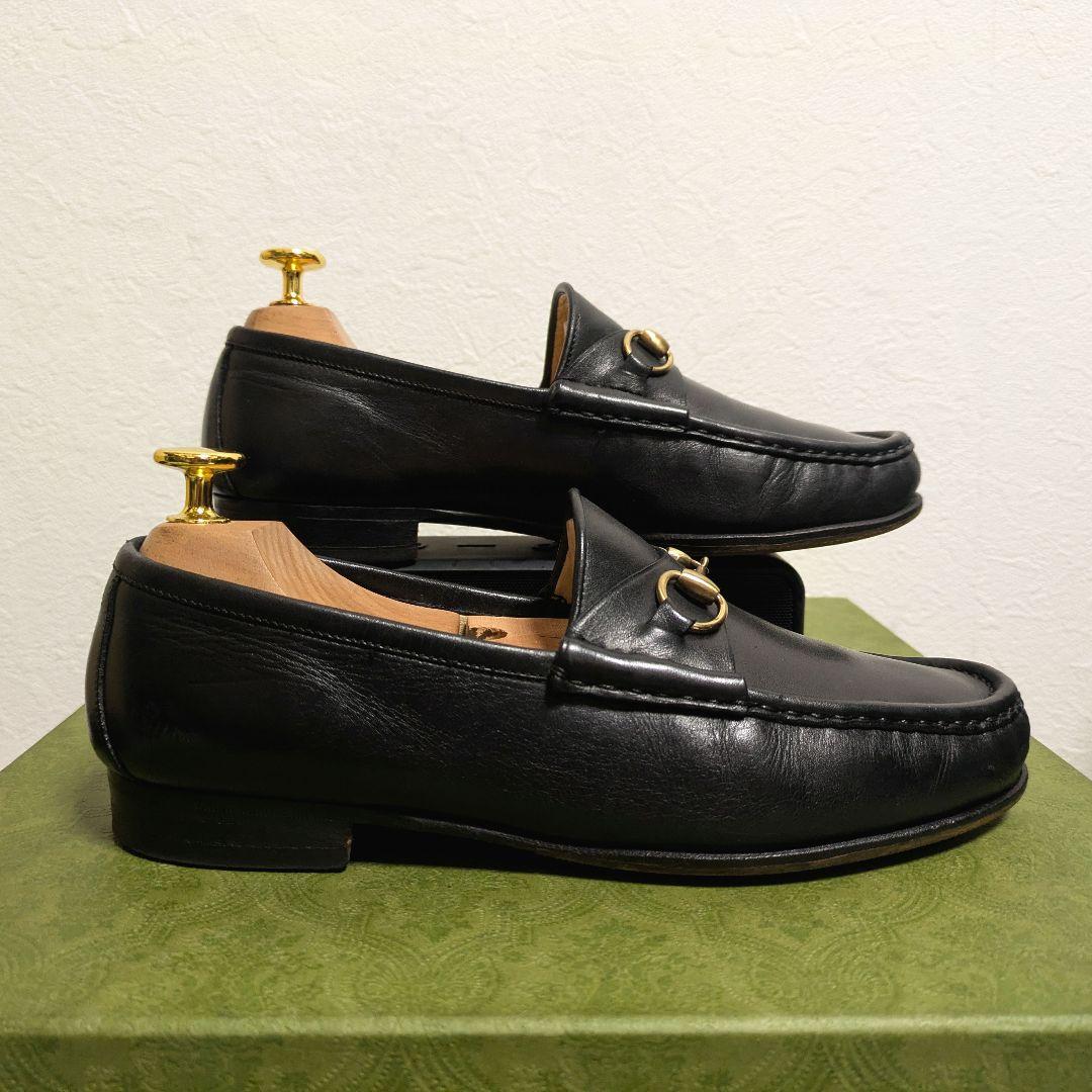 あ*や様 GUCCI　ホースビットローファー　黒　37 1/2