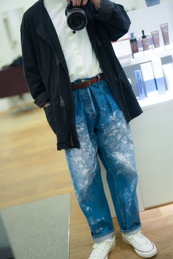 COMOLI 25ssコットンジャージ スタンド カラージャケット／サイズ3