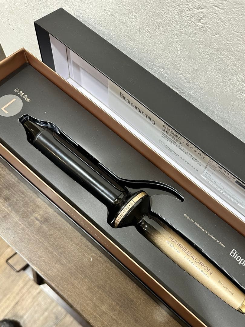 HAIRBEAURON 4D Plus 34mm カールヘアアイロン