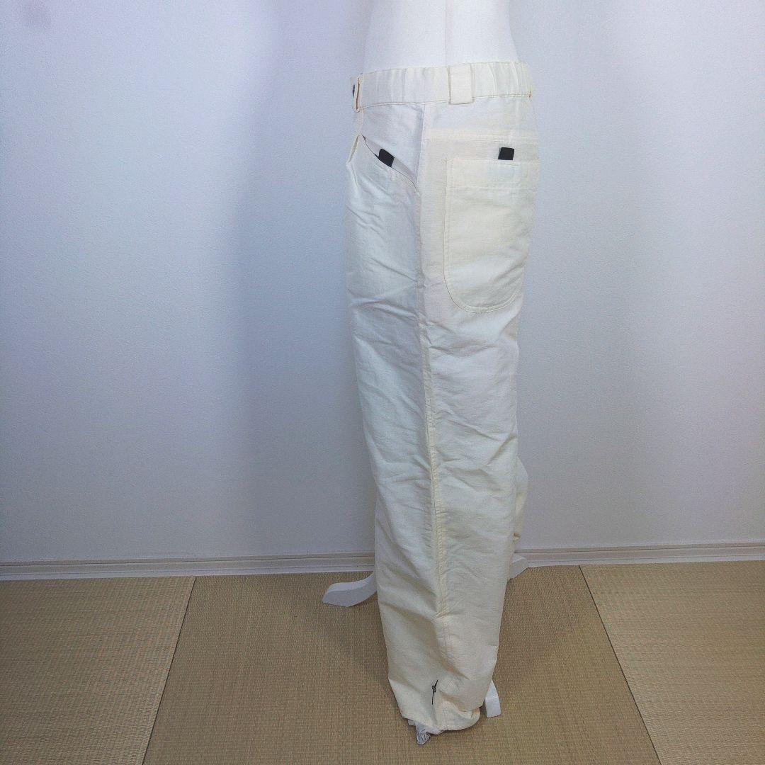 メンズ　L　スキー　スノーボードウェア　上下セット　水色　ベージュ　ホワイト