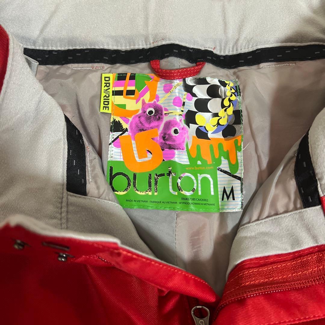 BURTON バートン スノーボードウエア スノボウェア パンツ ズボン M 赤