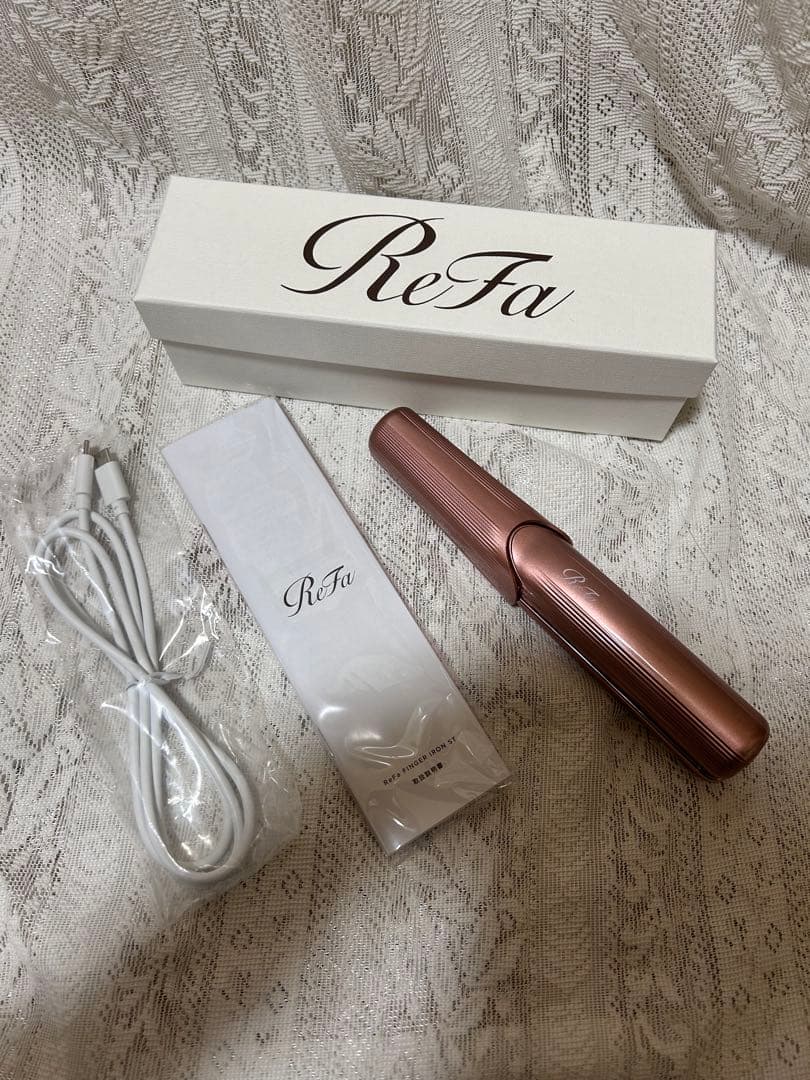 ReFa ストレートヘアアイロン ローズゴールド　リファフィンガーアイロン ST