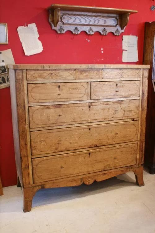 アンティークウッドチェスト