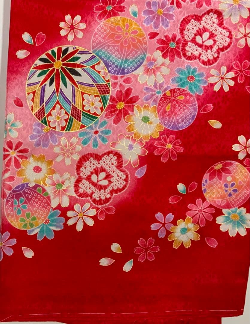 お宮参り 女の子 着物 女児祝着 正絹 のしめ 初着 産着 新品ラスト1点