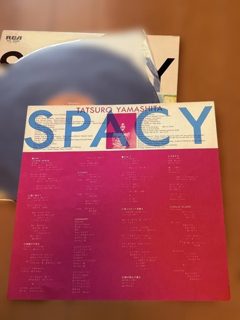 山下達郎レコード/SPACY/RVL8006
