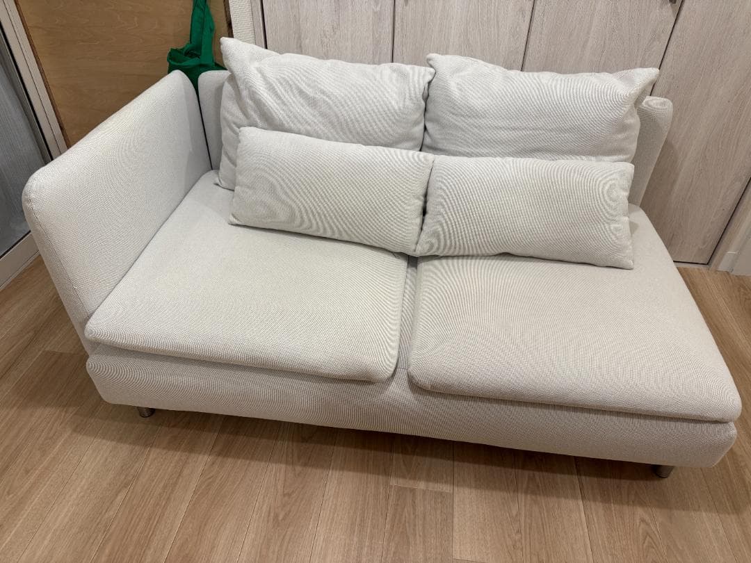 IKEA ソーデルハムンコンパクト＋アームレスト付き＋専用カバー セット