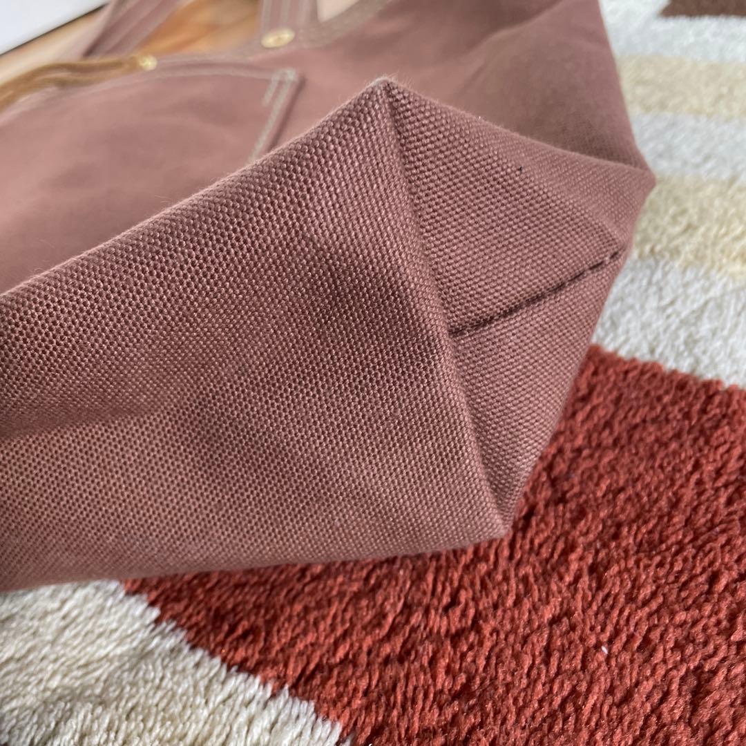 一澤帆布　17D グレー　こげ茶